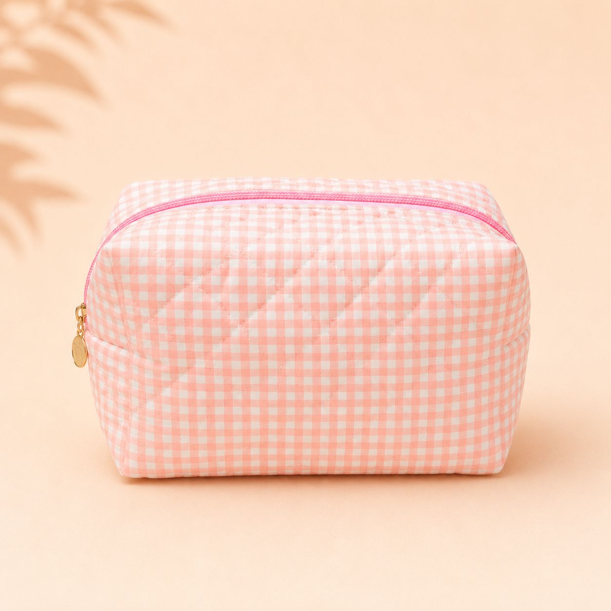 Gingham Makeup Pouch