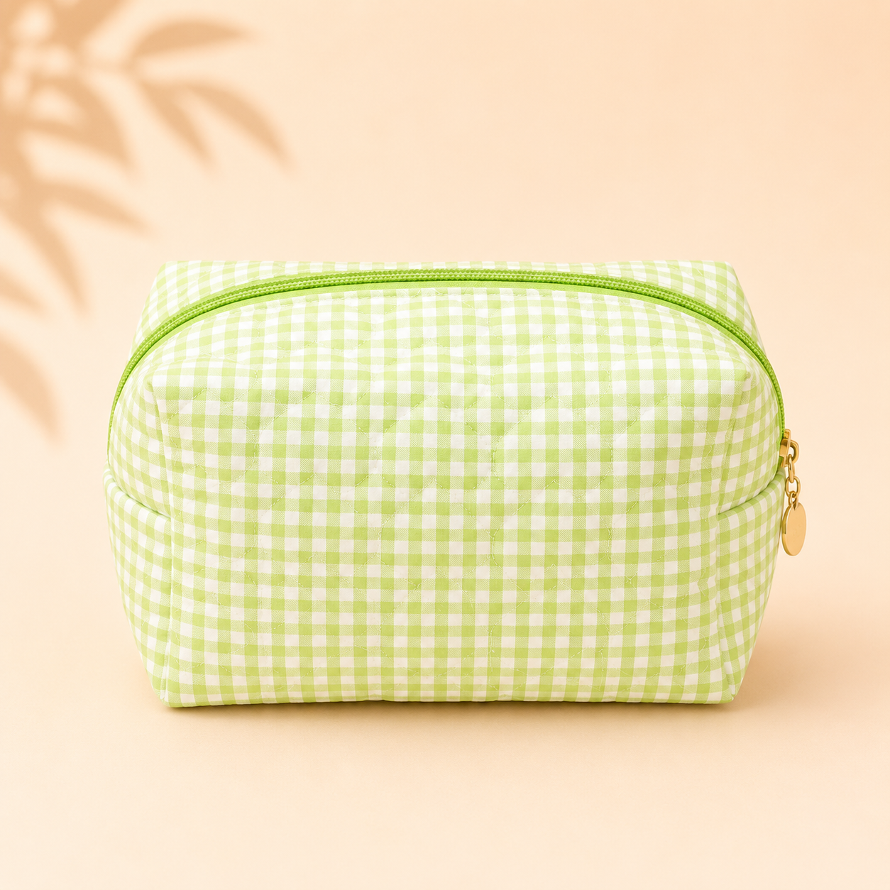 Gingham Makeup Pouch