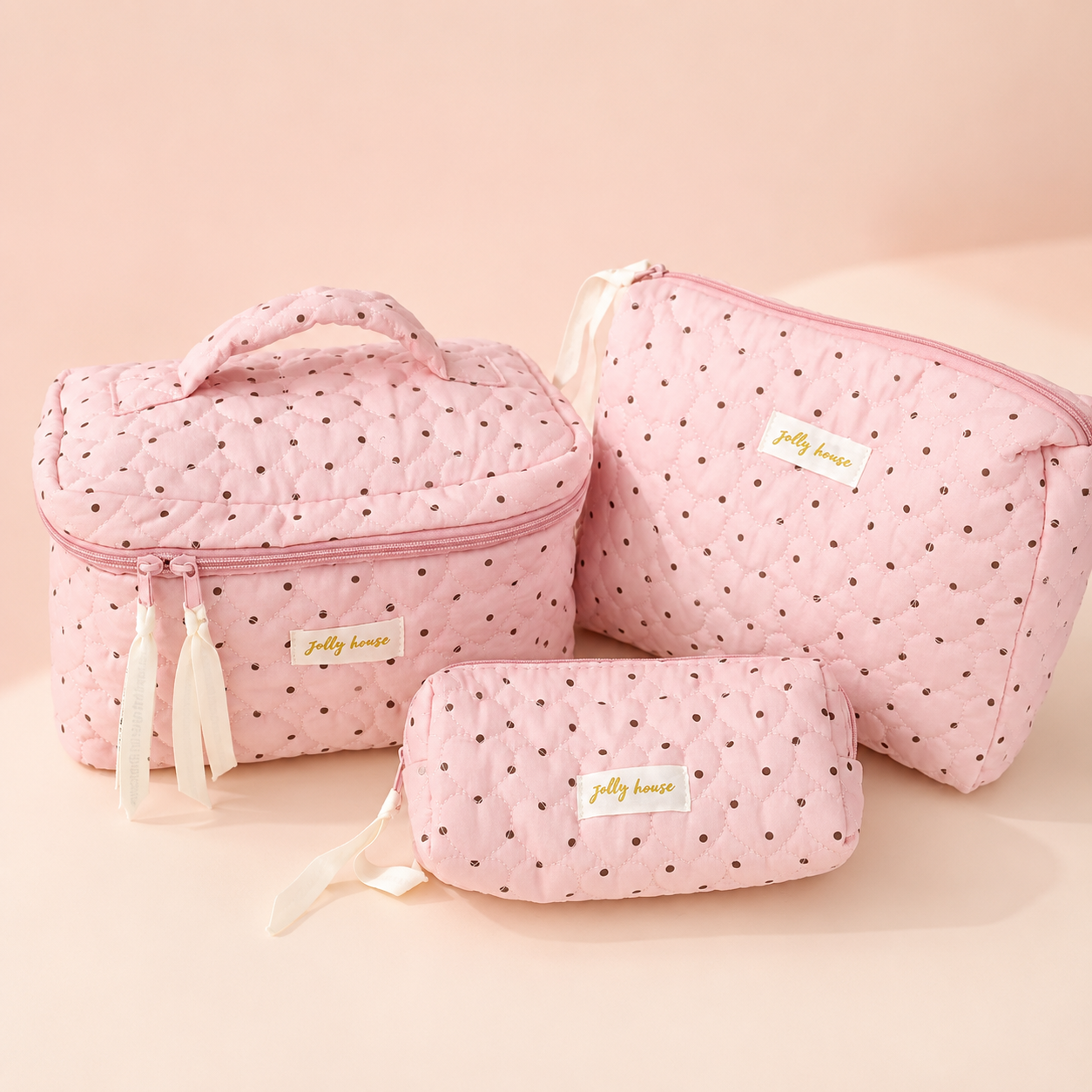 Pink Petal Makeup Organizer