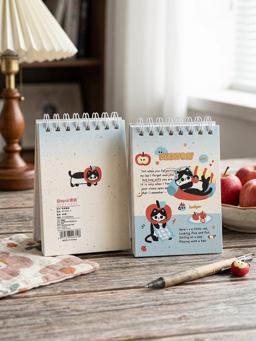 Meow Day Mini Spiral Diary