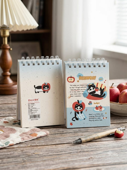 Meow Day Mini Spiral Diary