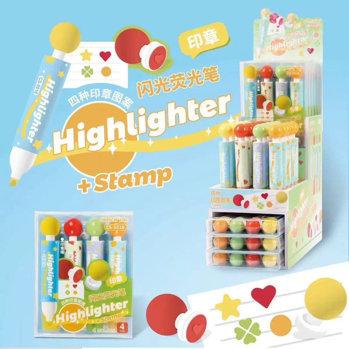 Flashing Stamp Highlighter