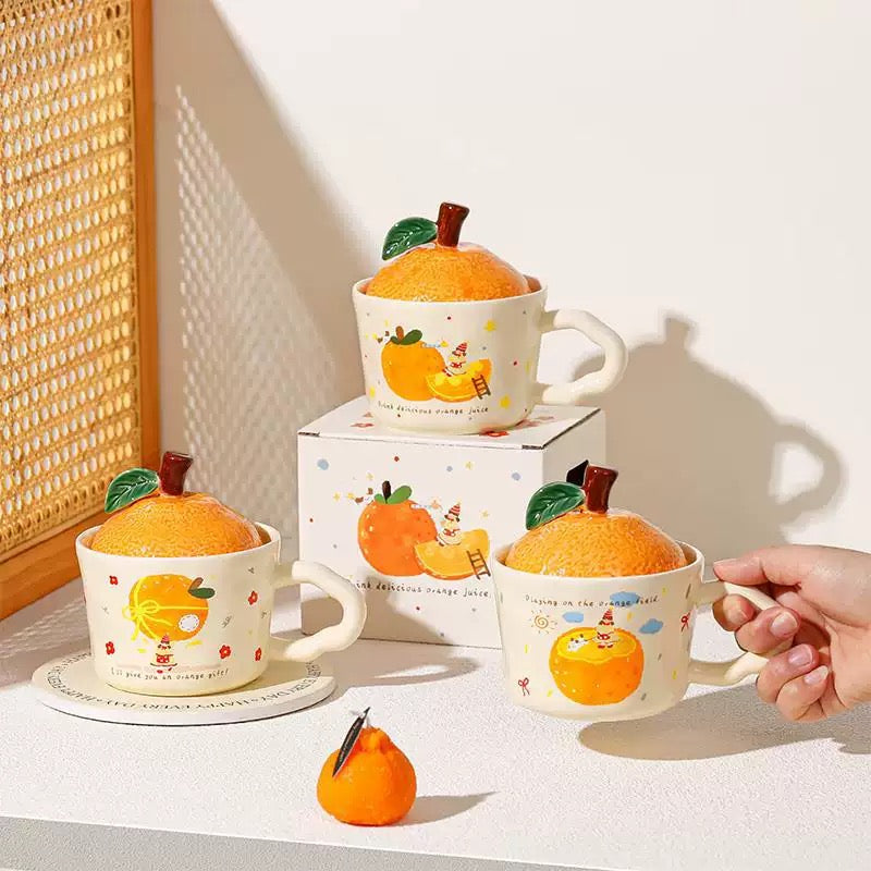 Orange Ceramic Mug