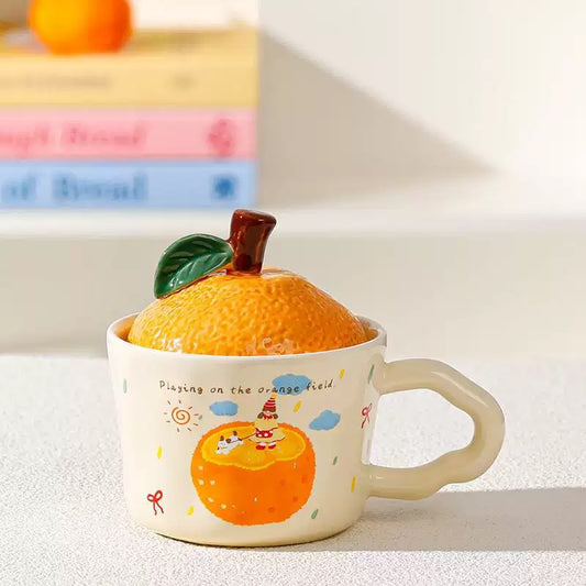 Orange Ceramic Mug