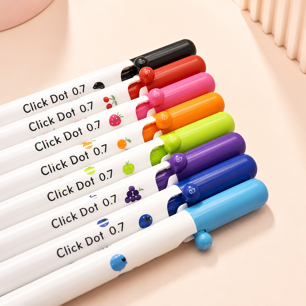 Click Dot Color Gel Pen