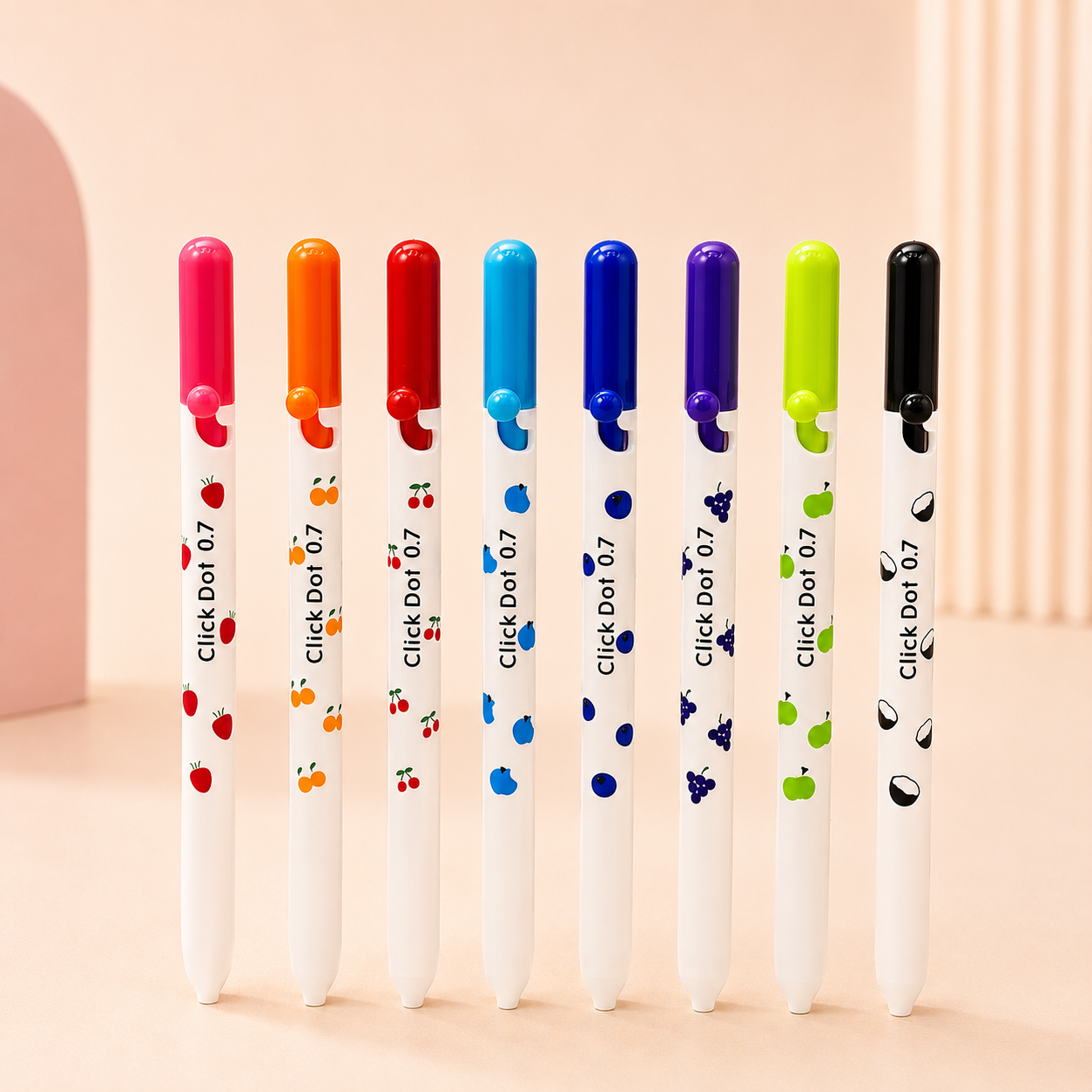Click Dot Color Gel Pen