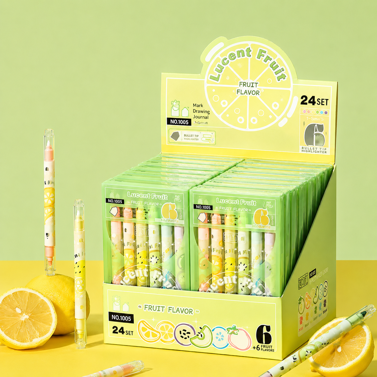 Fruit Scented Erasable Highlighter