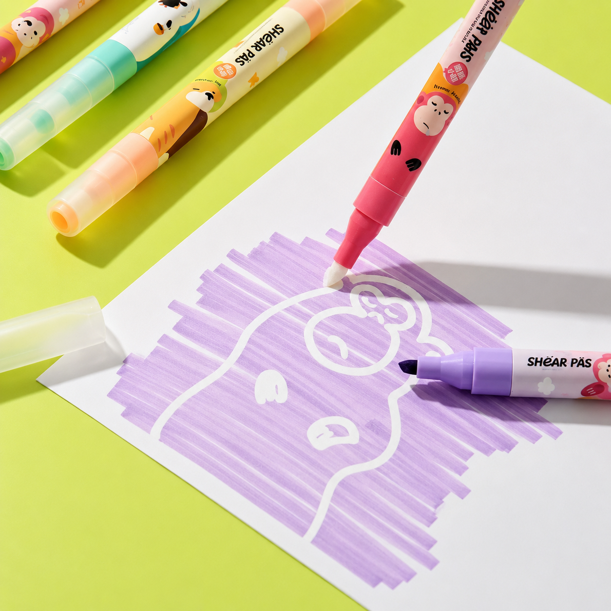 Kawaii Erasable Highlighter