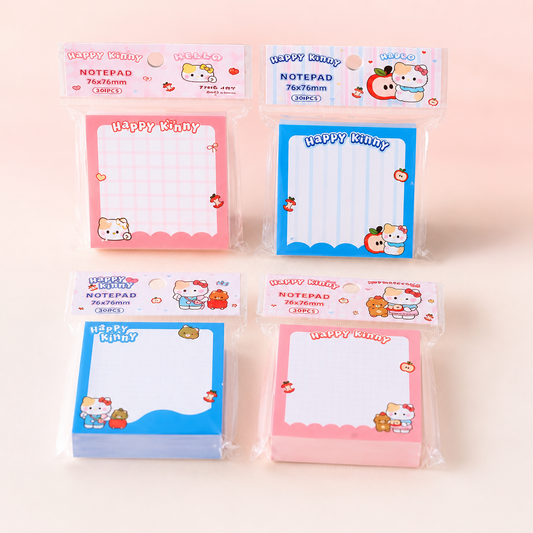 Kawaii Kitty Sticky Notes