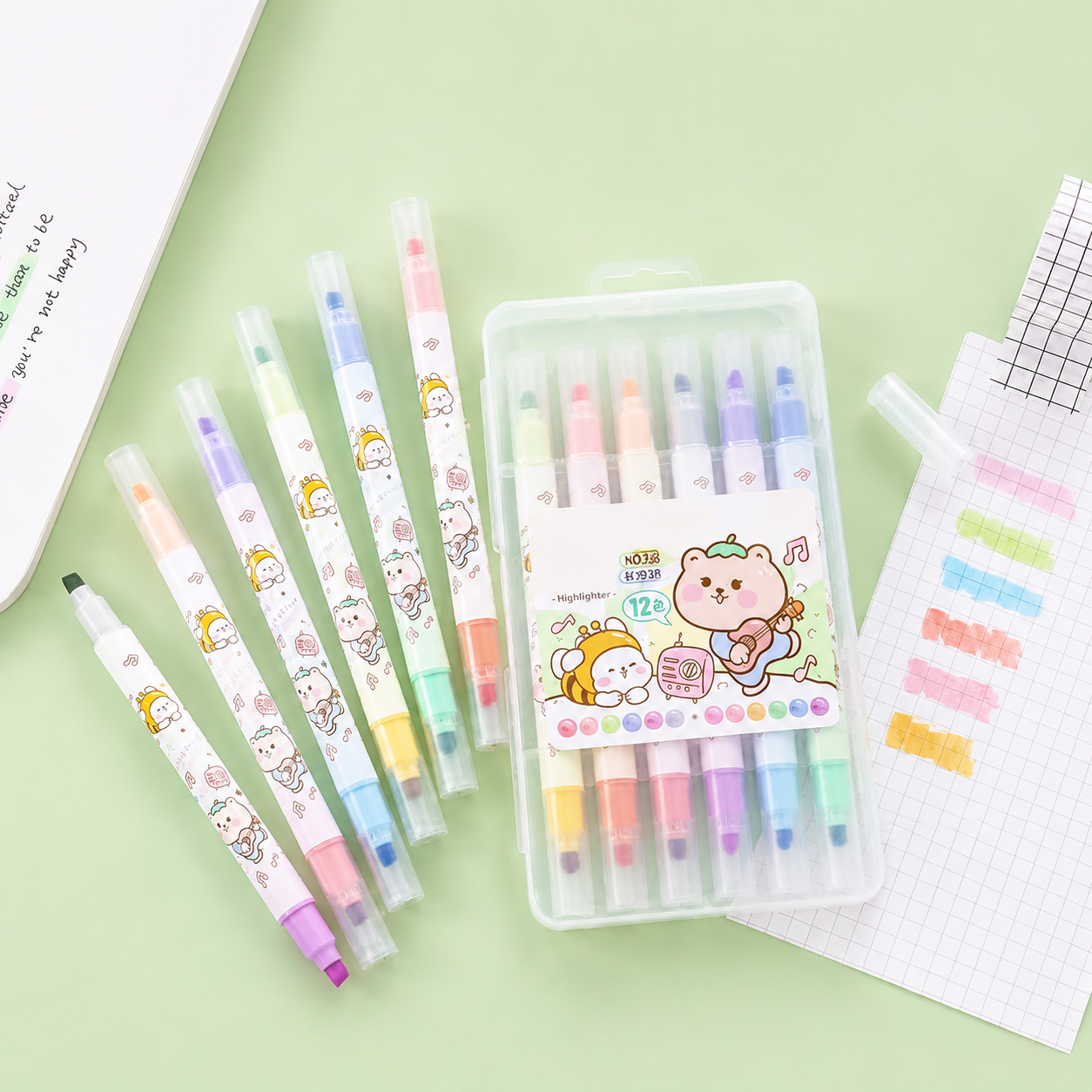 Pastel Dual-Tip Highlighter