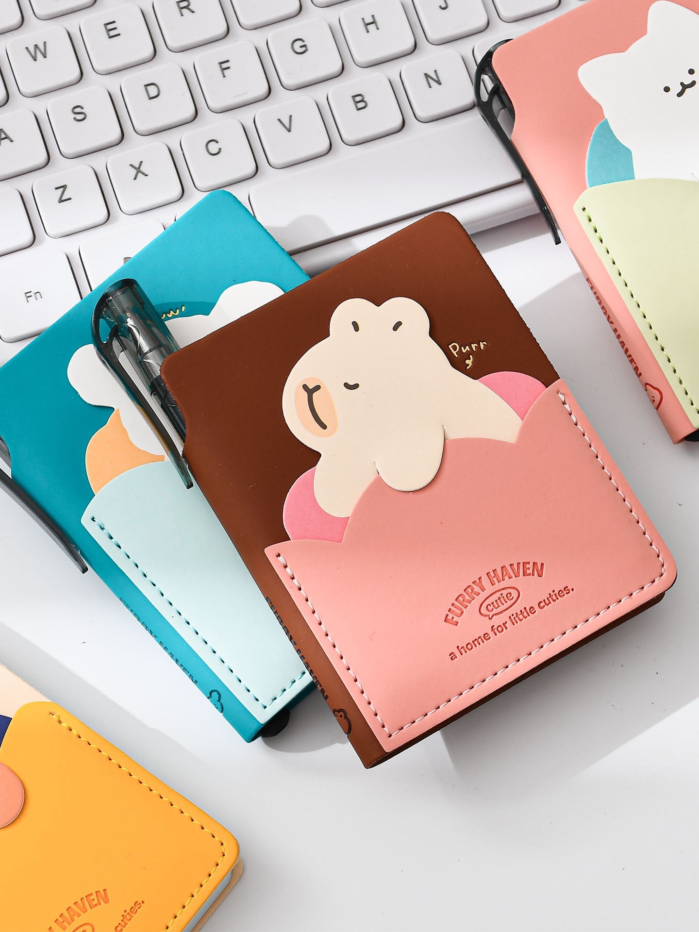 Mini Embossed Notebook with Pen