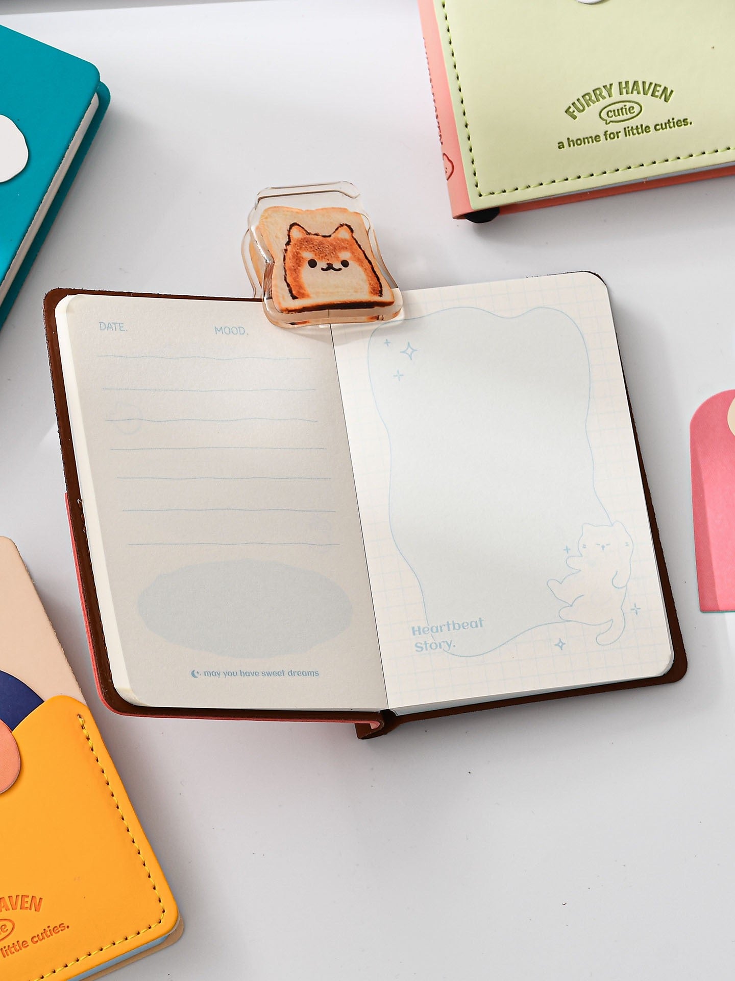 Mini Embossed Notebook with Pen