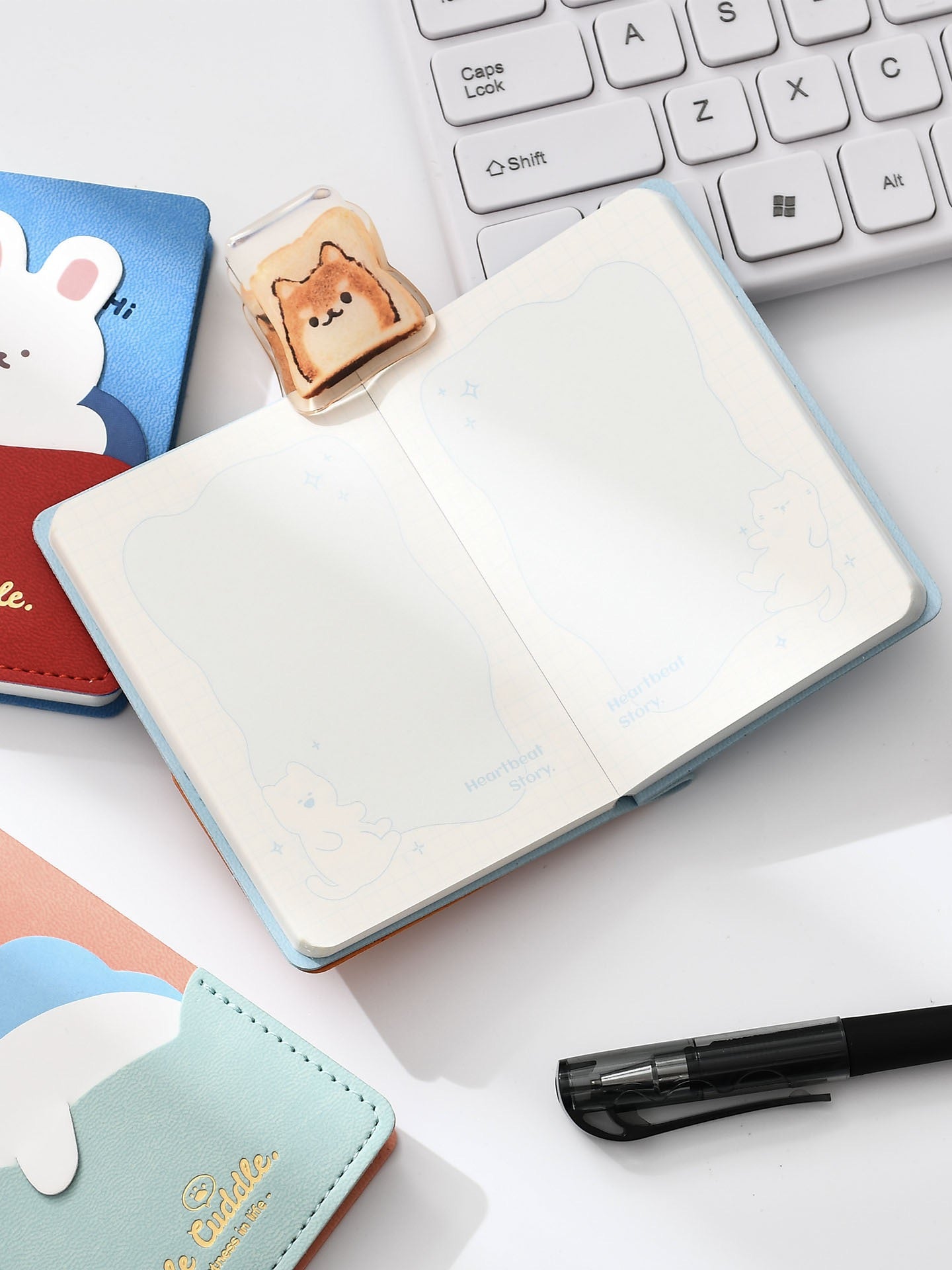 Mini Embossed Notebook with Pen