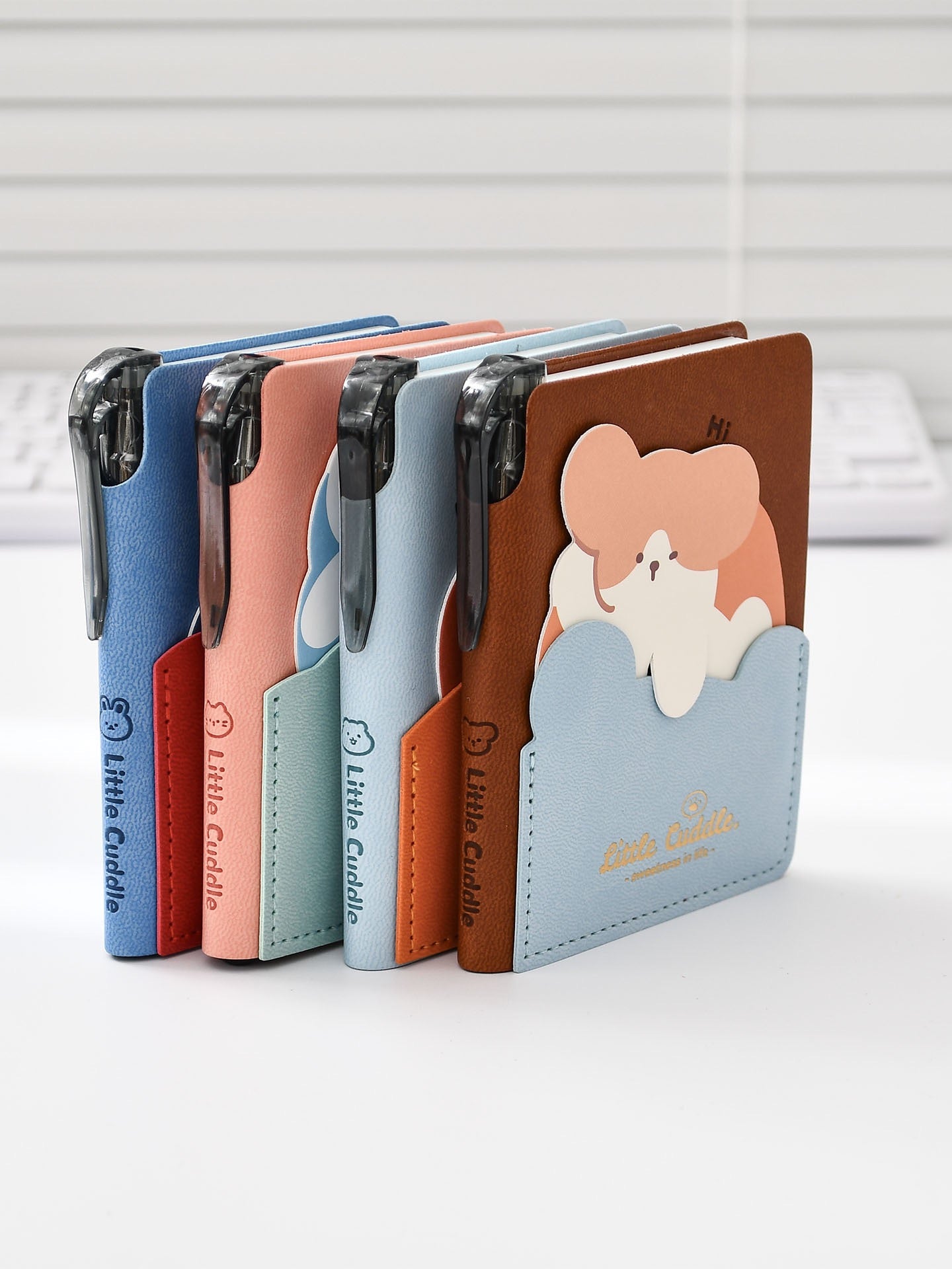 Mini Embossed Notebook with Pen