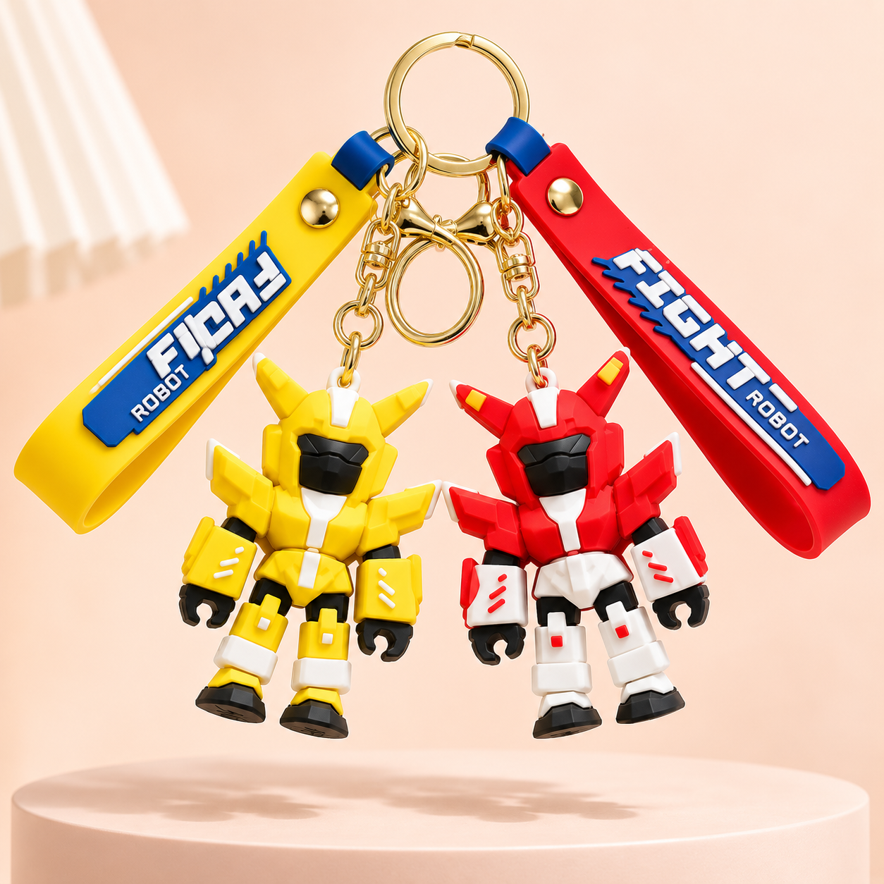 Mecha Warrior Keychain