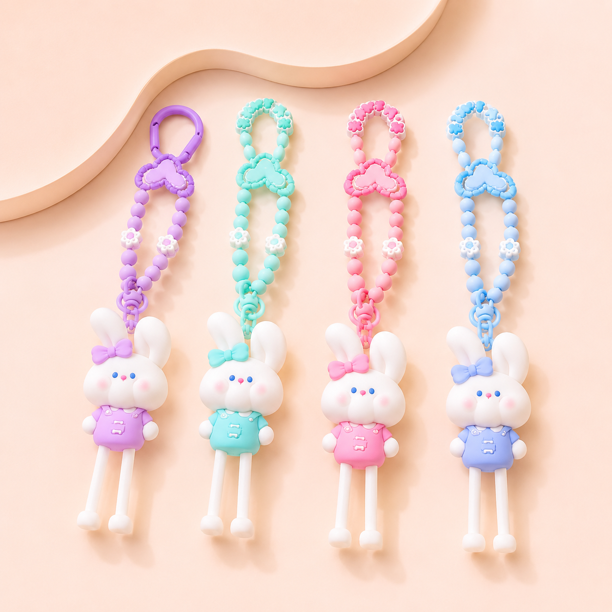 Kawaii Bunny Keychain
