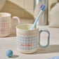 Gingham Pen Holder
