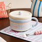 Gingham Food Bowl