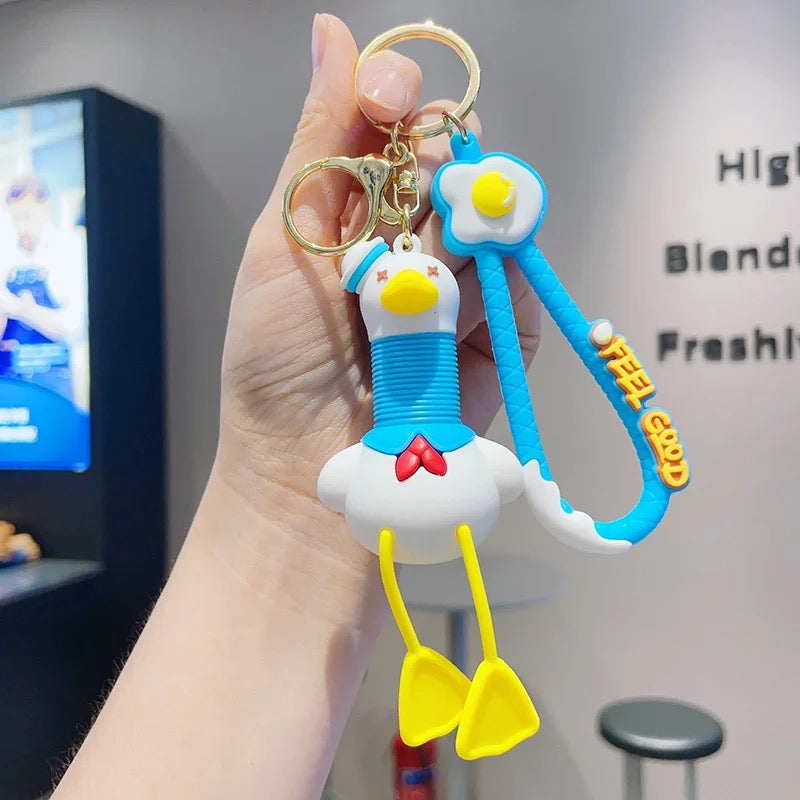 Kawai Duck Keychain