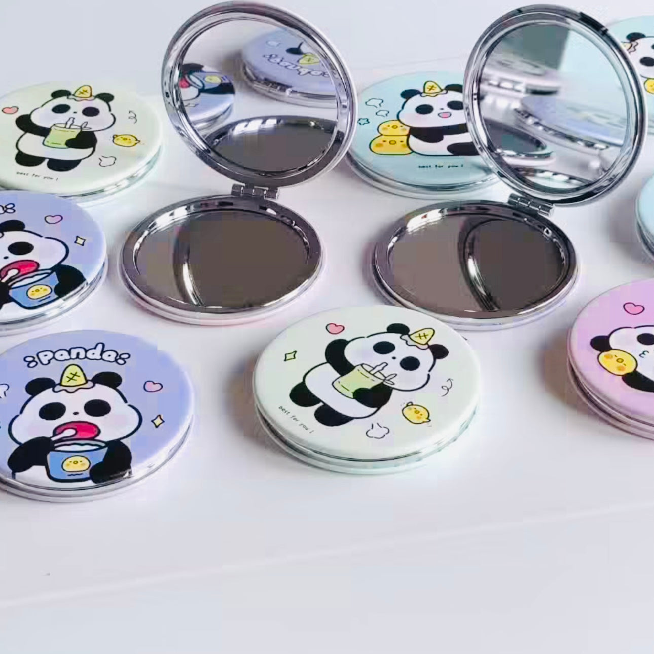 Cartoon Mirror Round