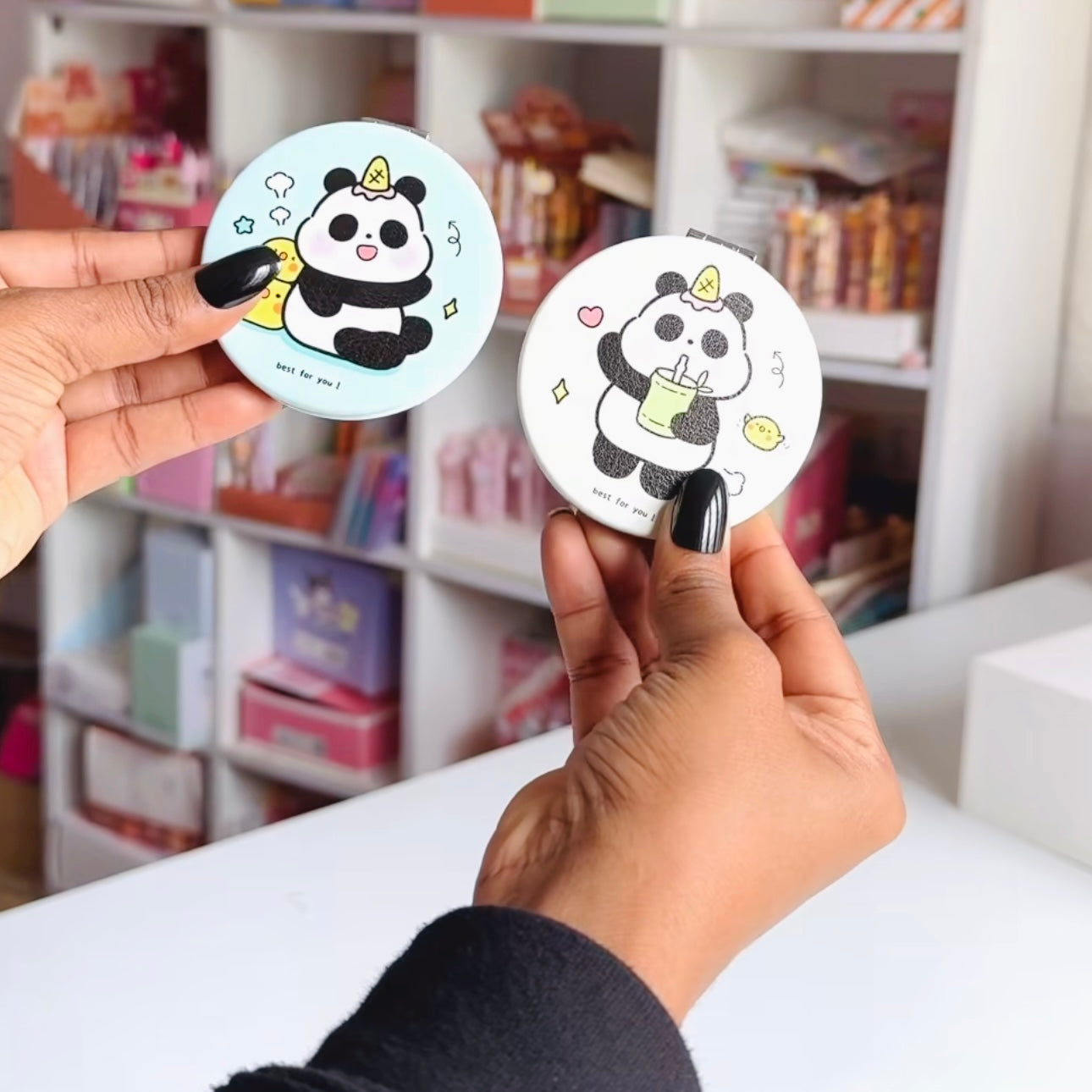 Cartoon Mirror Round