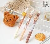 Bear Keychain Pen Set