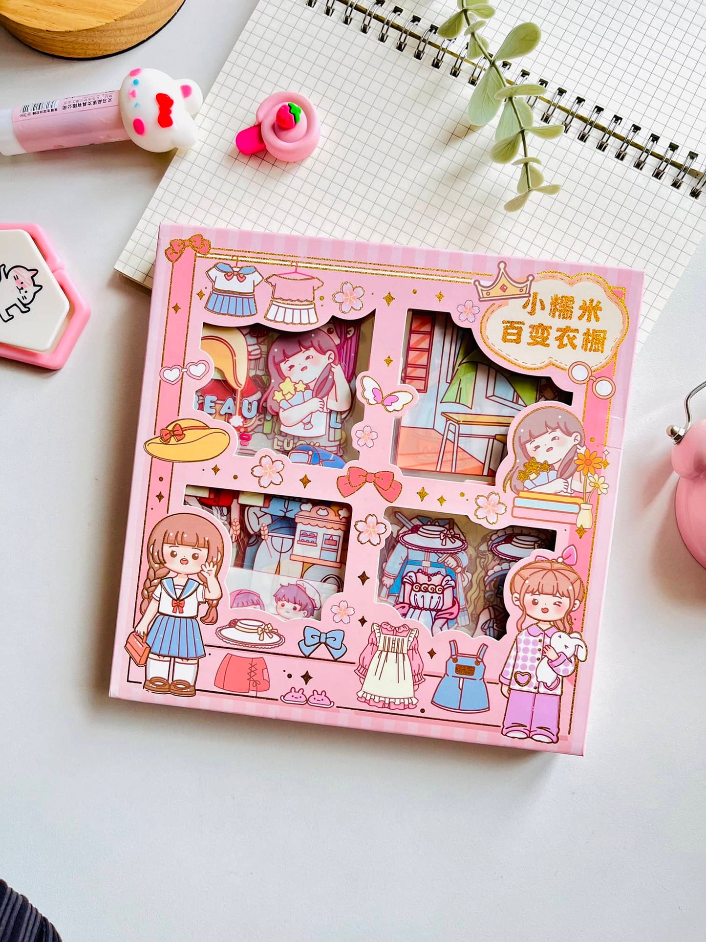 Kawai 100 pcs sticker box