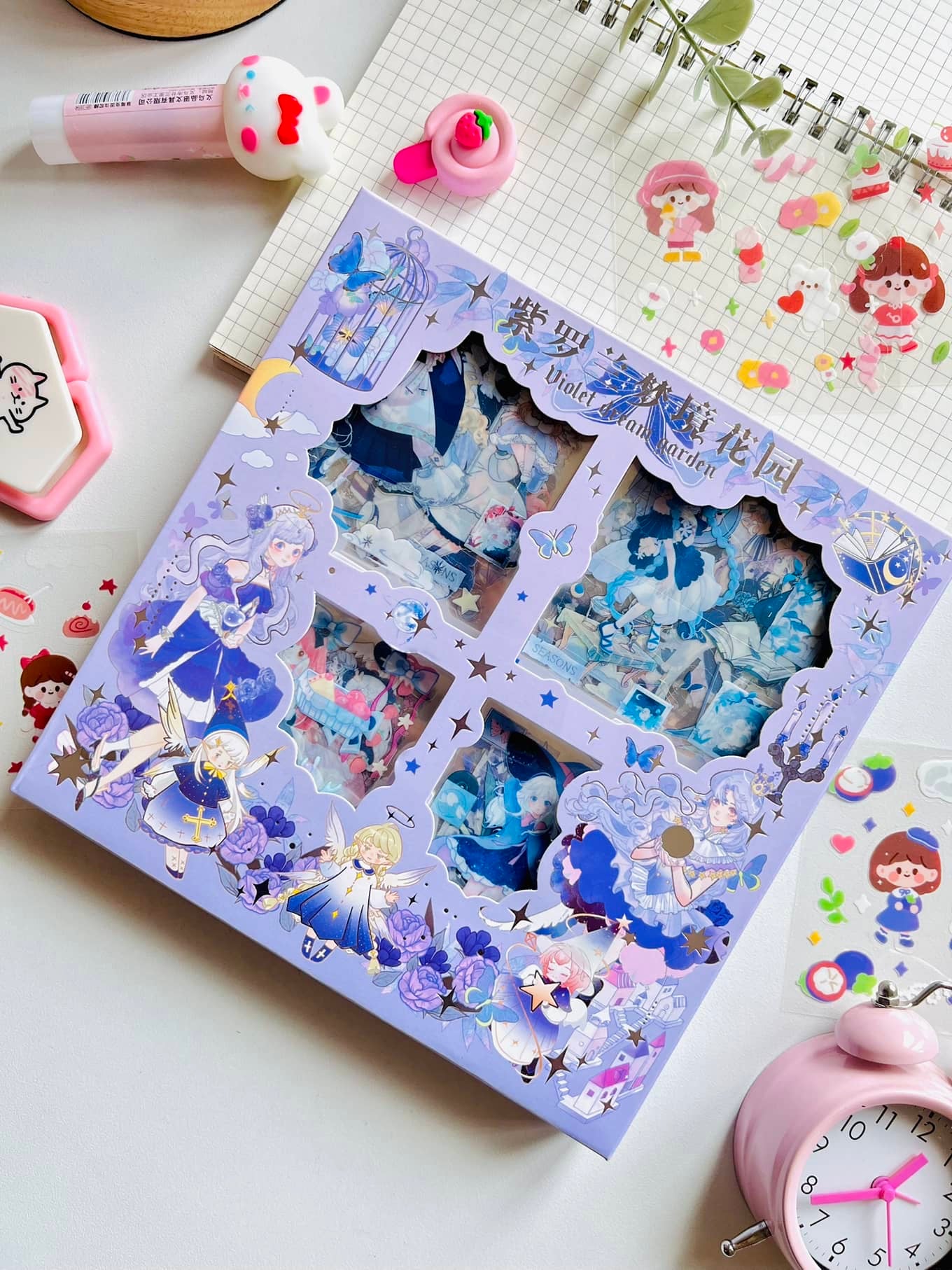 Kawai 100 pcs sticker box