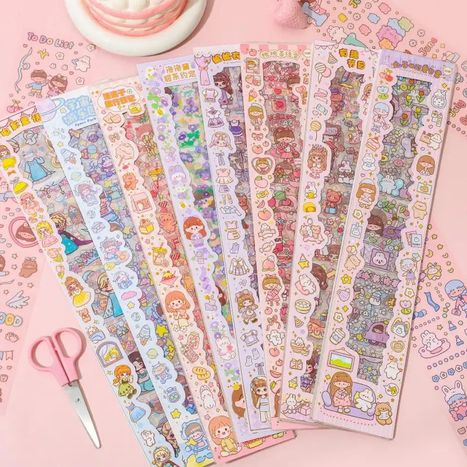 Kawaii sticker sheet – diecutsmart
