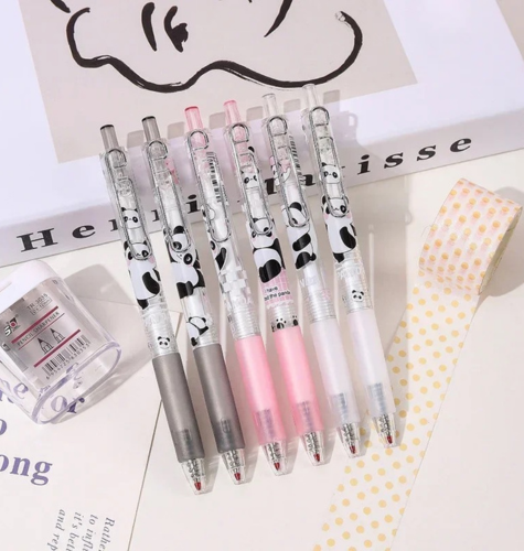 Panda gel pen set