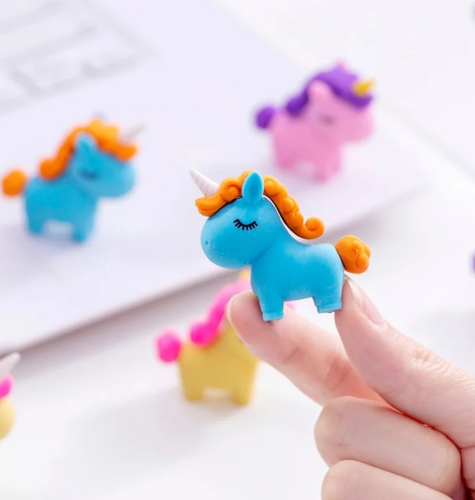 Unicorn Eraser 5pcs Set