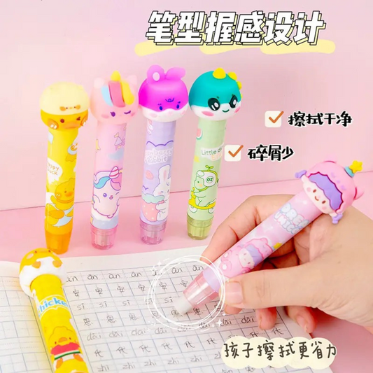 Unicorn push type eraser