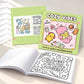 Cozy Vibes cute and comfy 24-page coloring book with adorable relaxing illustrations