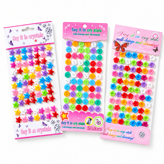 Candy Button Stickers