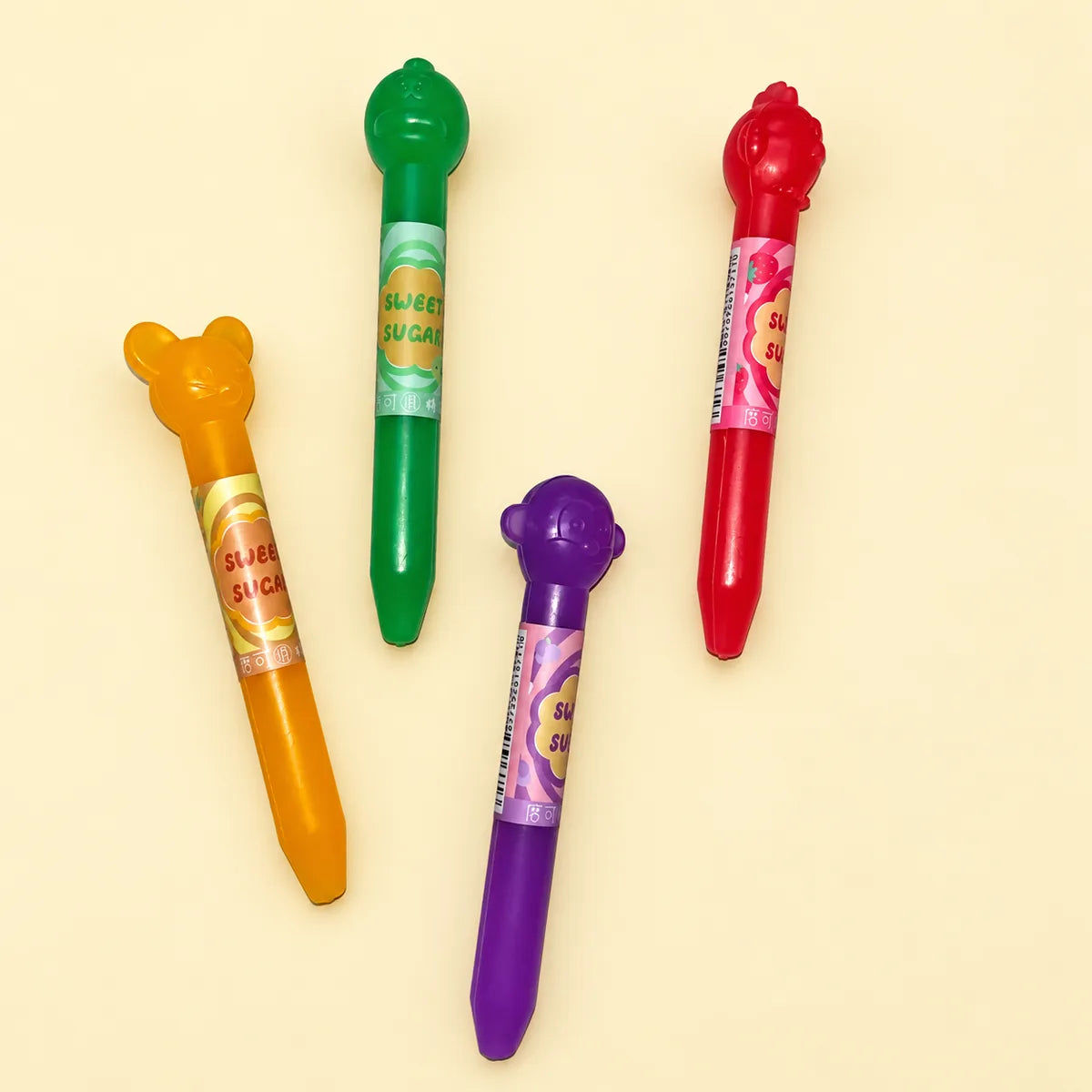 Kawaii Pen-Shaped Animal Eraser