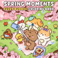 Spring Moments Fuzzy Buddies coloring book with 40 cute animal coloring pages