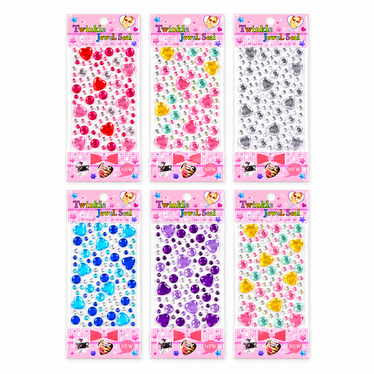 Twinkle Heart Gem Stickers