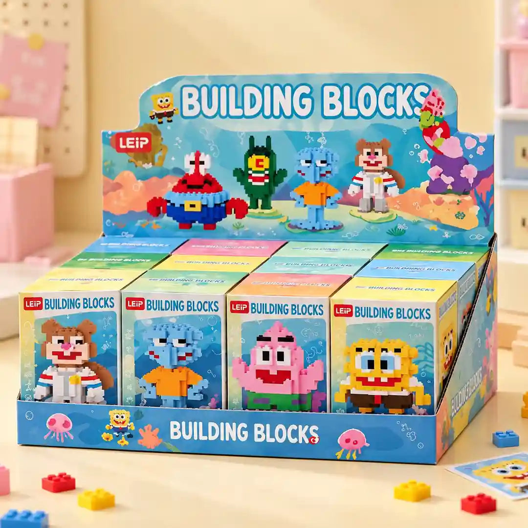 Universal Blocks Set with cute mini character building block designs