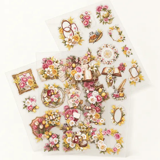 Vintage Floral Sticker Pack