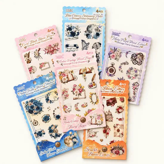 Vintage Floral Sticker Pack