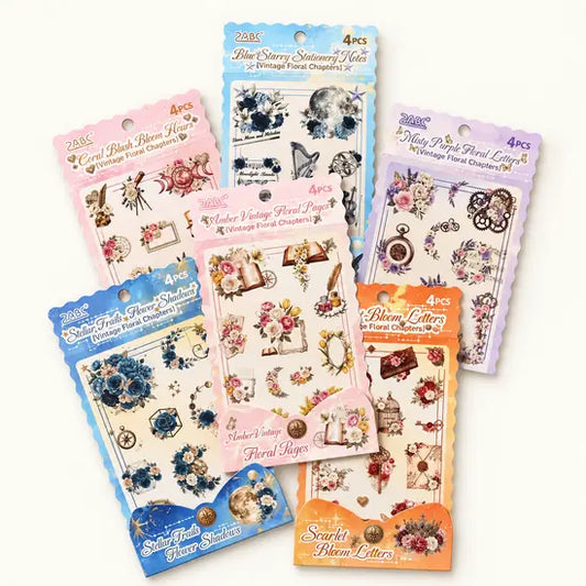 Vintage Floral Sticker Pack